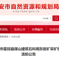 起始價8億元！安徽一建筑石料用灰?guī)r礦無人報價流拍